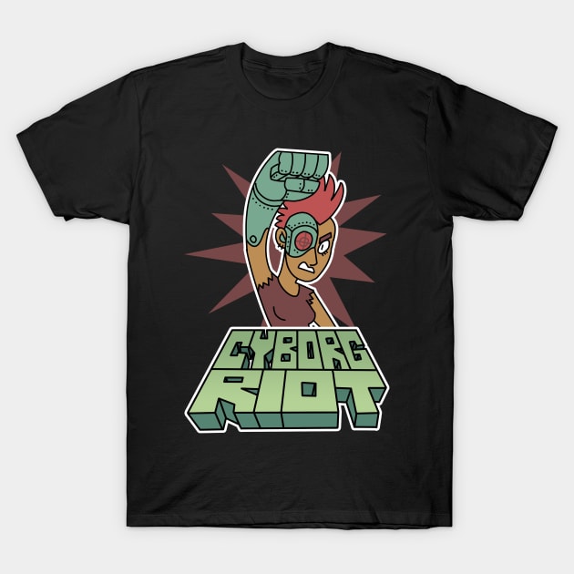 Fake Band - Cyborg Riot T-Shirt by Toothpaste_Face